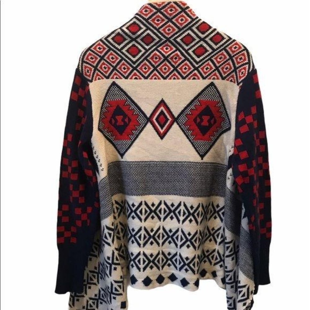 Double Zero Geometric Cardigan - image 2
